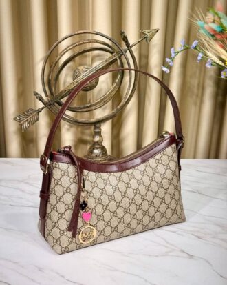Gucci GG Emblem Medium Shoulder Bag